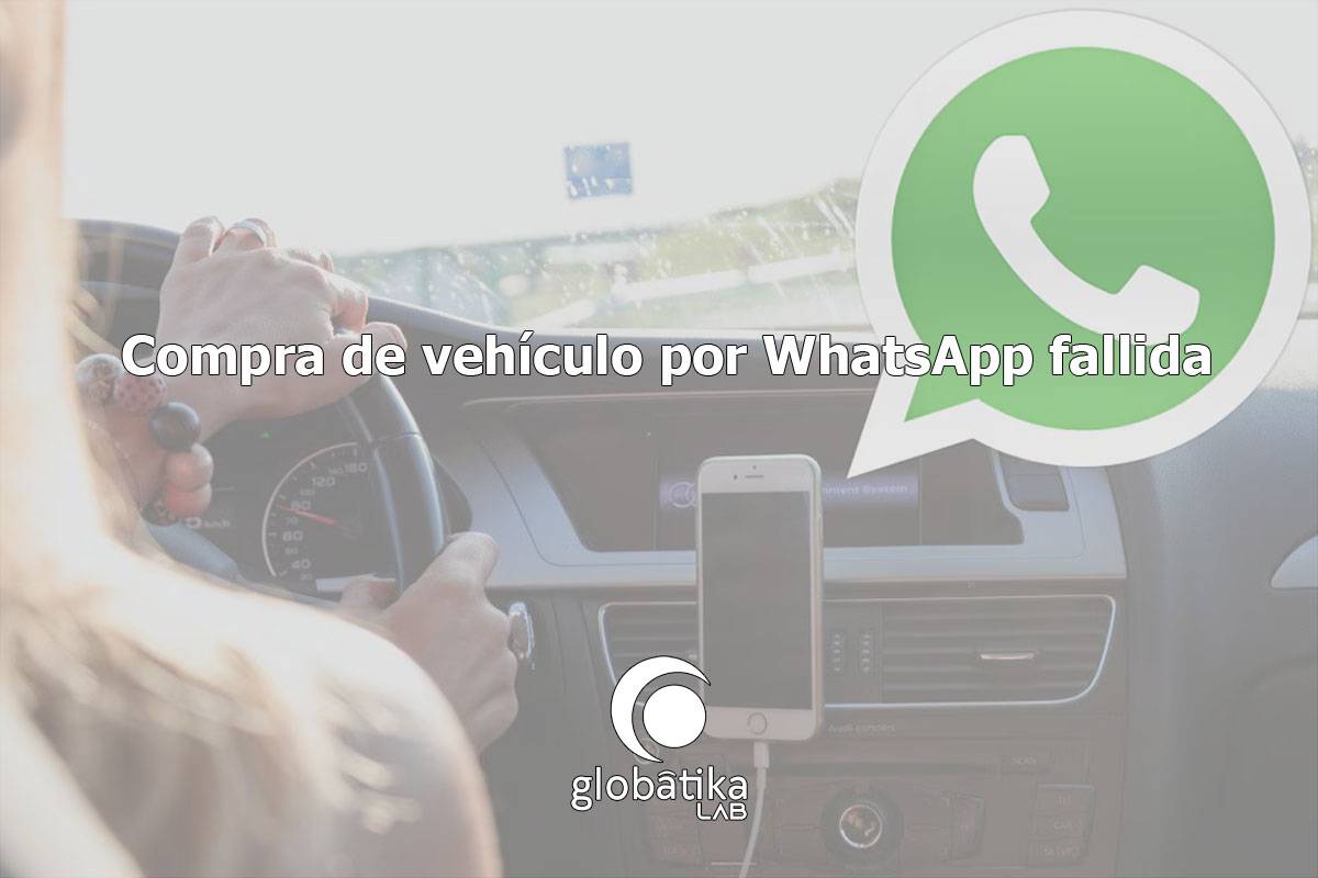 Compra de vehículo por WhatsApp fallida