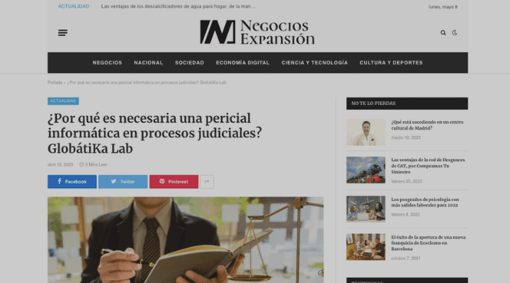 Entrevista a Ángel González sobre por qué es necesaria una pericial informática en procesos judiciales