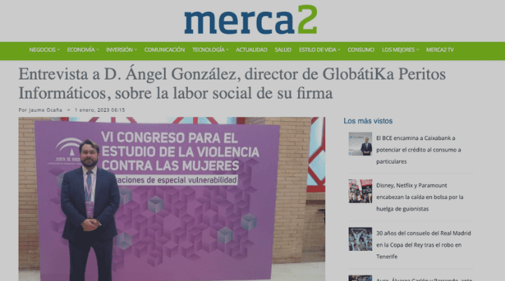 Entrevista a Ángel González, CEO de GlobátiKa sobre la labor social de su firma