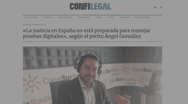 La Justicia en España no está preparada para manejar pruebas digitales, según el perito Ángel González