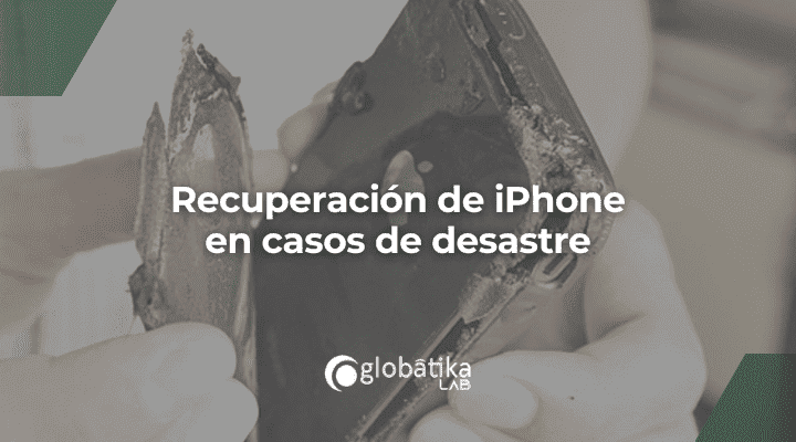 Recuperación física de datos de iPhone dañado